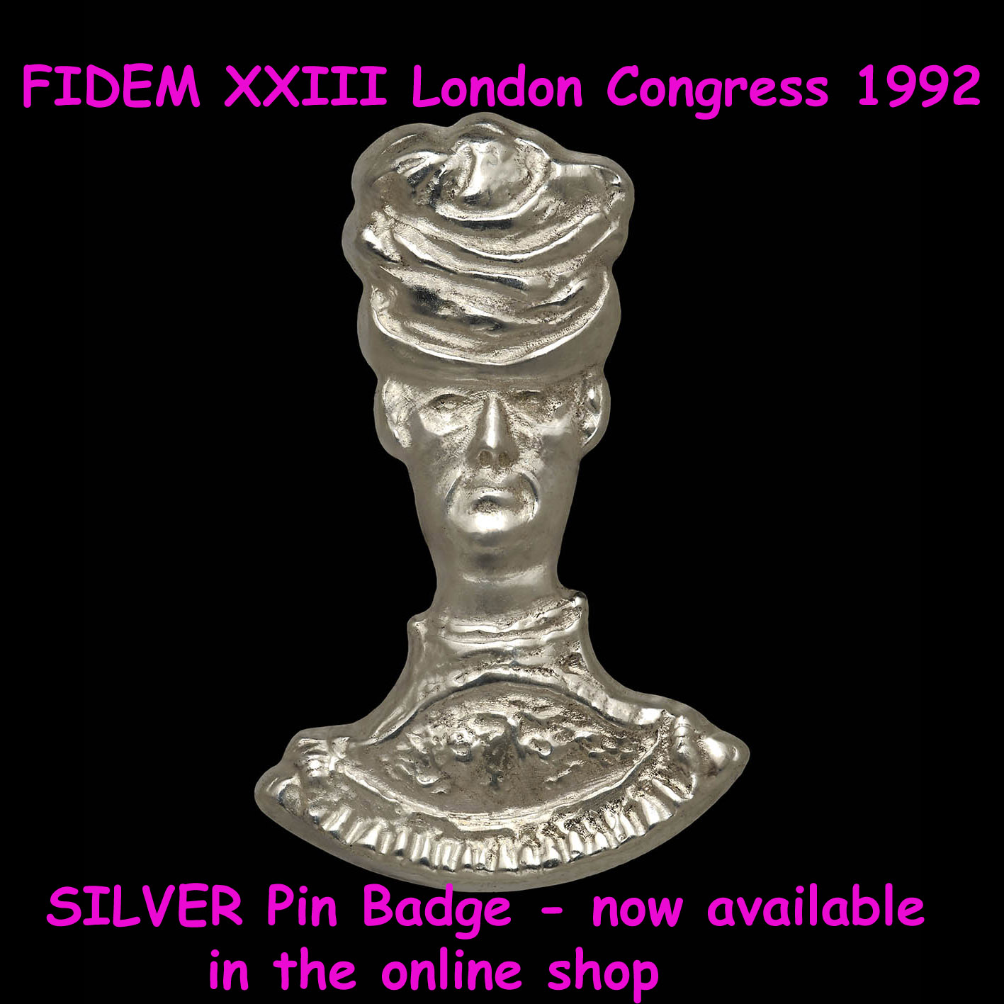 FIDEM XXIII London Congress Silver Pin